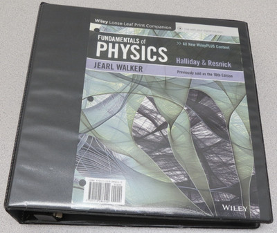 Fundamentals of Physics by Halliday & Resnick Loose Leaf Print Companion Binder