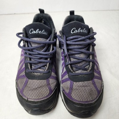 Cabela's XPG Women's Grey and Purple Low Top Hiking Shoes with Vibram Soles
