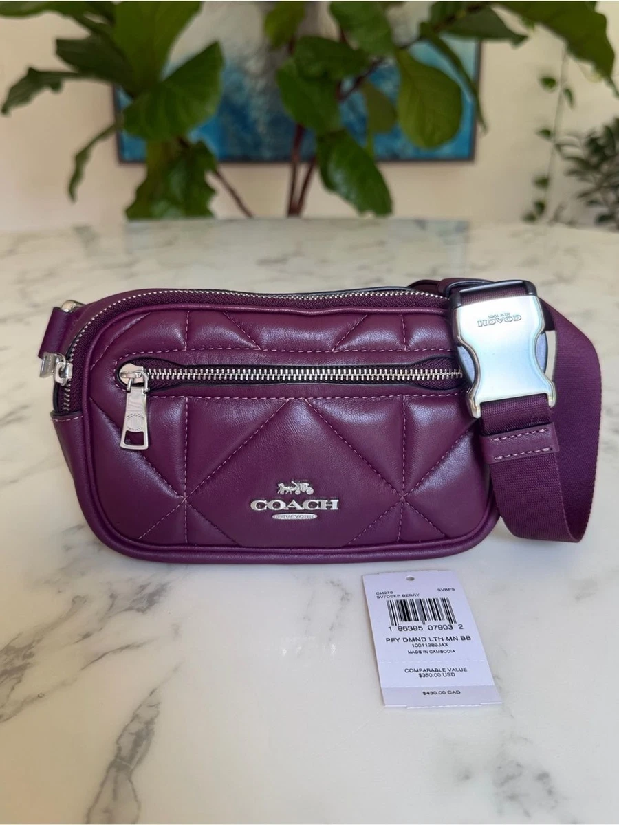 バッグ COACH Purple Quilted 2Way Shoulder Bag Coach Purple Quilted Bags & Handbags for Women for sale | eBay