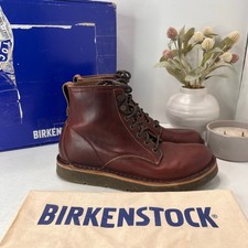 Birkenstock Birmingham Lace Mid Oiled Leather Boot Roast Women 11/Men 9 NWB