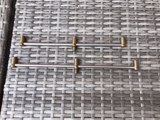 Old Skool 3 Rod Buzz Bars X2 11” & 13” gebraucht Karpfen Angelausrüstung