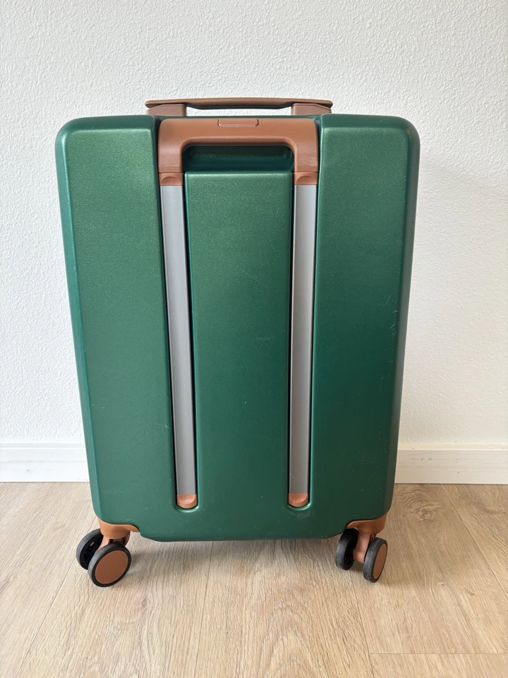 Bric's Ravenna Trolley Carry-On Green 21” Spinner Luggage TSA Locking Hardside - Image 3 of 4