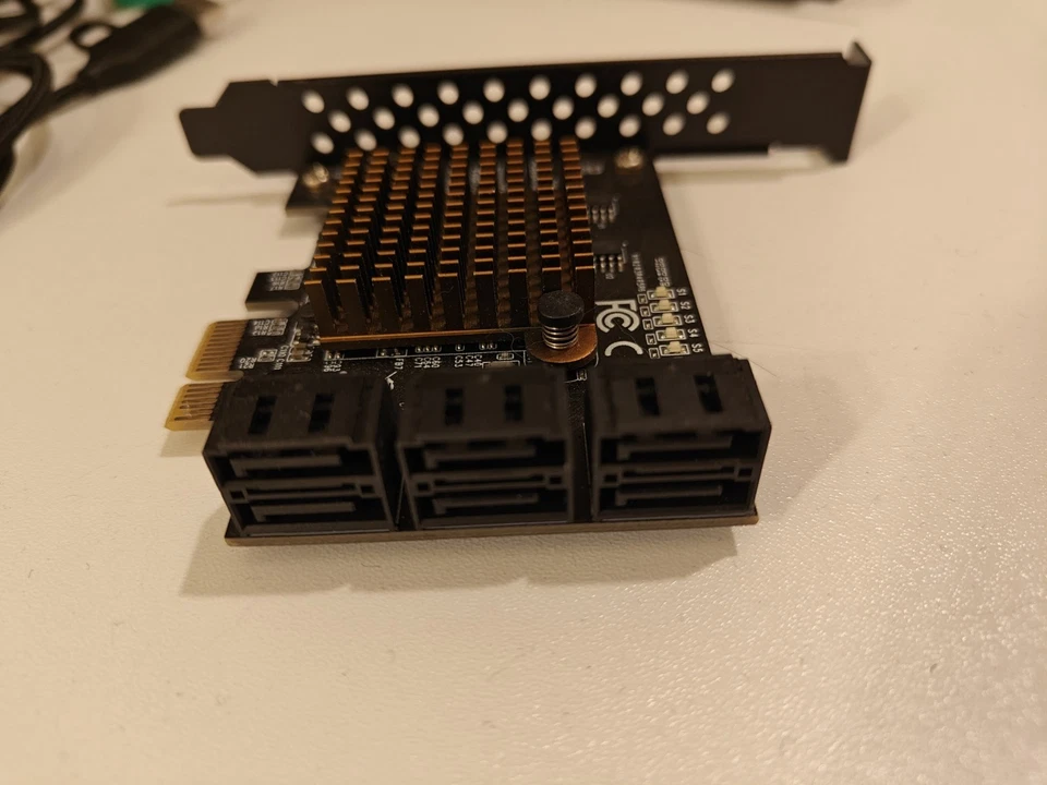 PCI-E To 6 Ports SATA 3.0 Controller Expansion Card Adapter 6Gbps For PC Hub  - Image 3 of 3