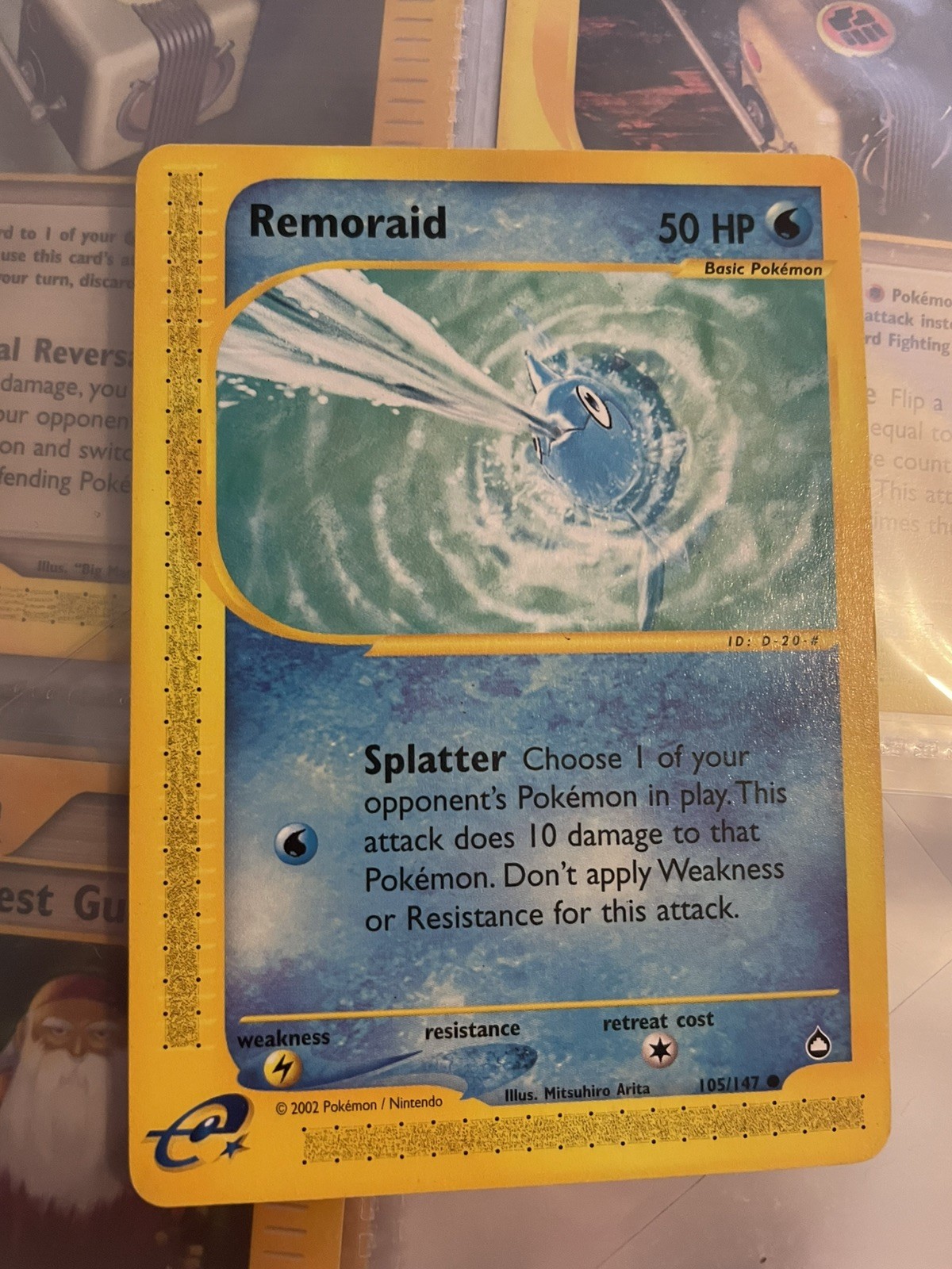 Pokémon TCG Remoraid Aquapolis 105/147 Regular nm