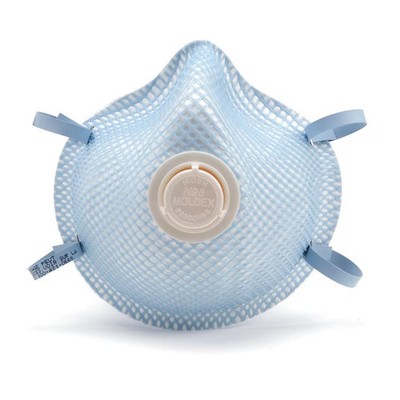 2300N95 Moldex Disposable Respirator, N95, M/L, Dual Non-Adjustable,