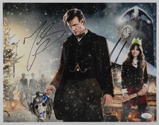 Matt Smith Jenna Coleman Doctor Who Autograph Signed Photo JSA COA 11 x 14