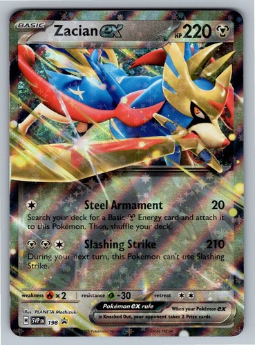 Zacian ex SVP 198 Scarlet & Violet Promos