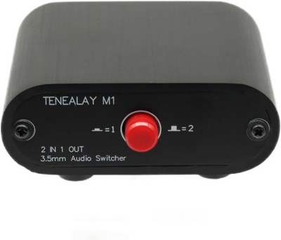 M1 2 in 1 Out 3.5mm Stereo Audio Switch aux 2-WAY audio switcher 