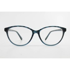 Blue Marbled Tortoiseshell Cat Eye Eyeglasses Frames Womens 52-16-135 37700