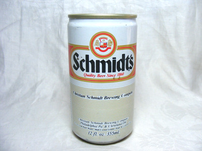 Vintage Steel Beer Can Schmidts Beer Christian Schmidt Brewing Co. PA 12oz
