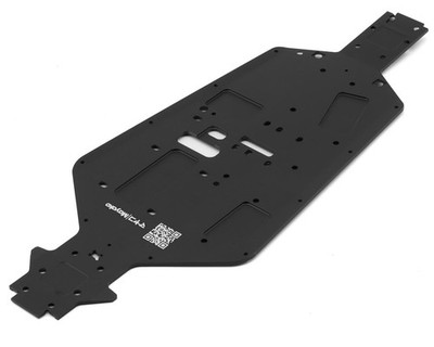 Mayako MX8-24 3mm Aluminum Main Chassis (Black) [MAYA0001]