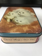 Vintage Cat Tin