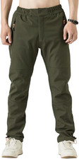 Pantaloni Uomo Invernali Sci Trekking Impermeabile Antivento Escursione Shoftshe