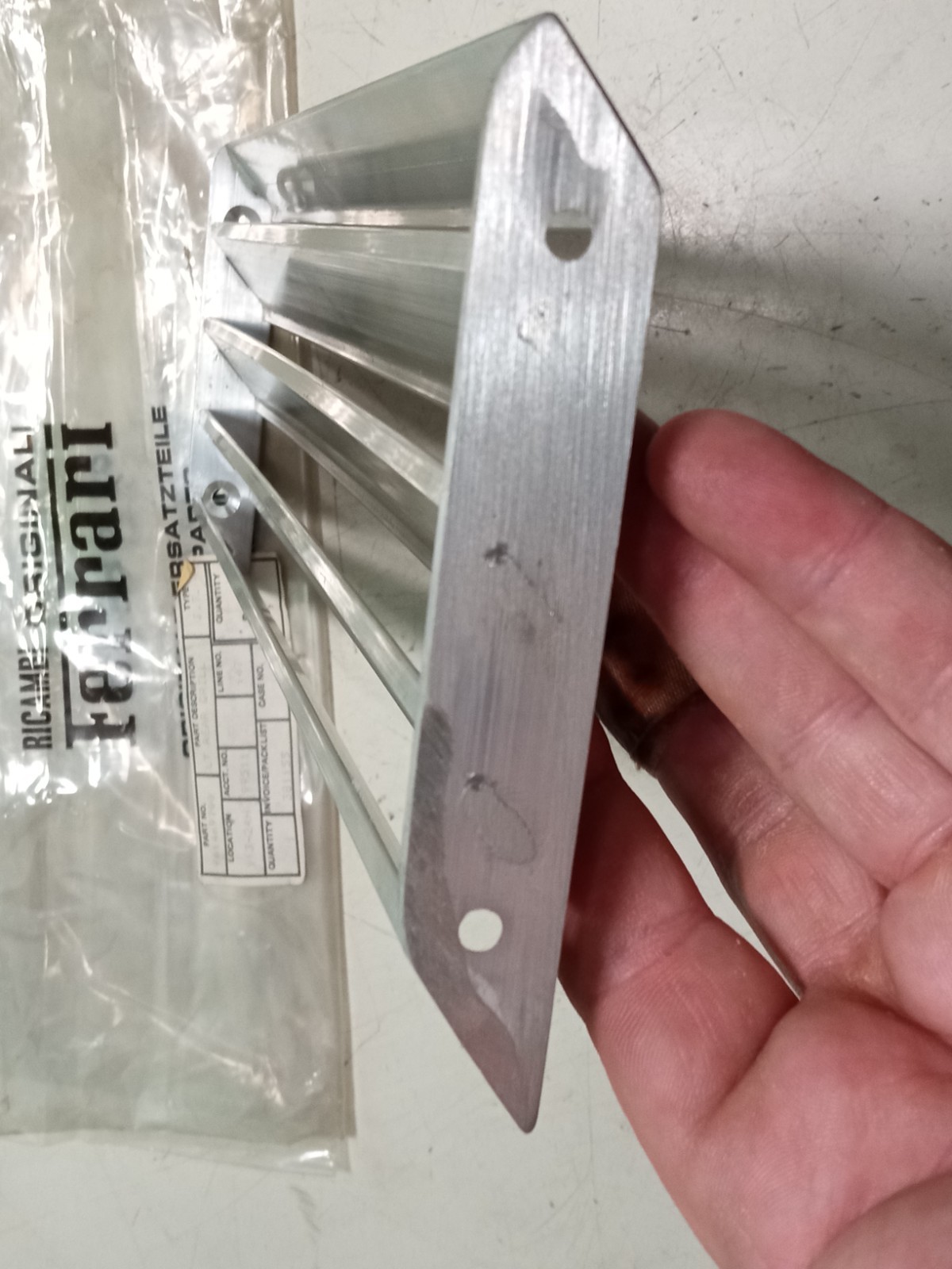 Ferrari 288 GTO Rear Boot Trunk Lid Trim Grille_61469700_LF_NEW_GENUINE