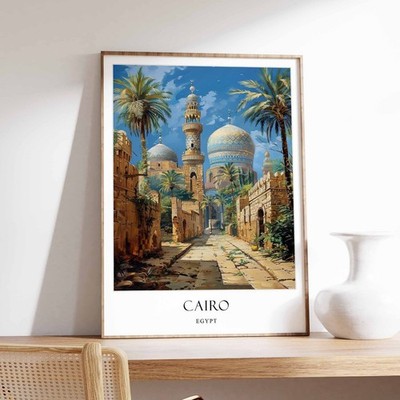 3_Kairo Poster, Islamische Deko, Islamische Kunst, Nahöstliche Kunst, Kairo Geschenk, Cair