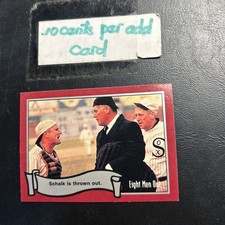 Jb7c Eight Men Out 1988 Pacific #50 Ray Schalk Gordon Clapp