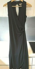 GHARANI STROK DESIGNER sleeveless EVENING OCCASION formal buckle dress Size 10