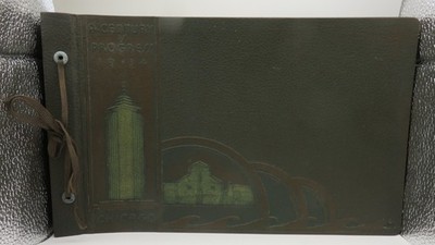 1934 Chicago World's Fair Photo Exposition Album Century of Progress Souvenir