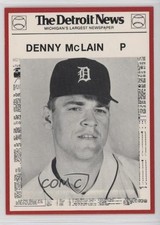 1981 Detroit News Tigers Boys of Summer 100th Anniversary Denny McLain #15 0q3