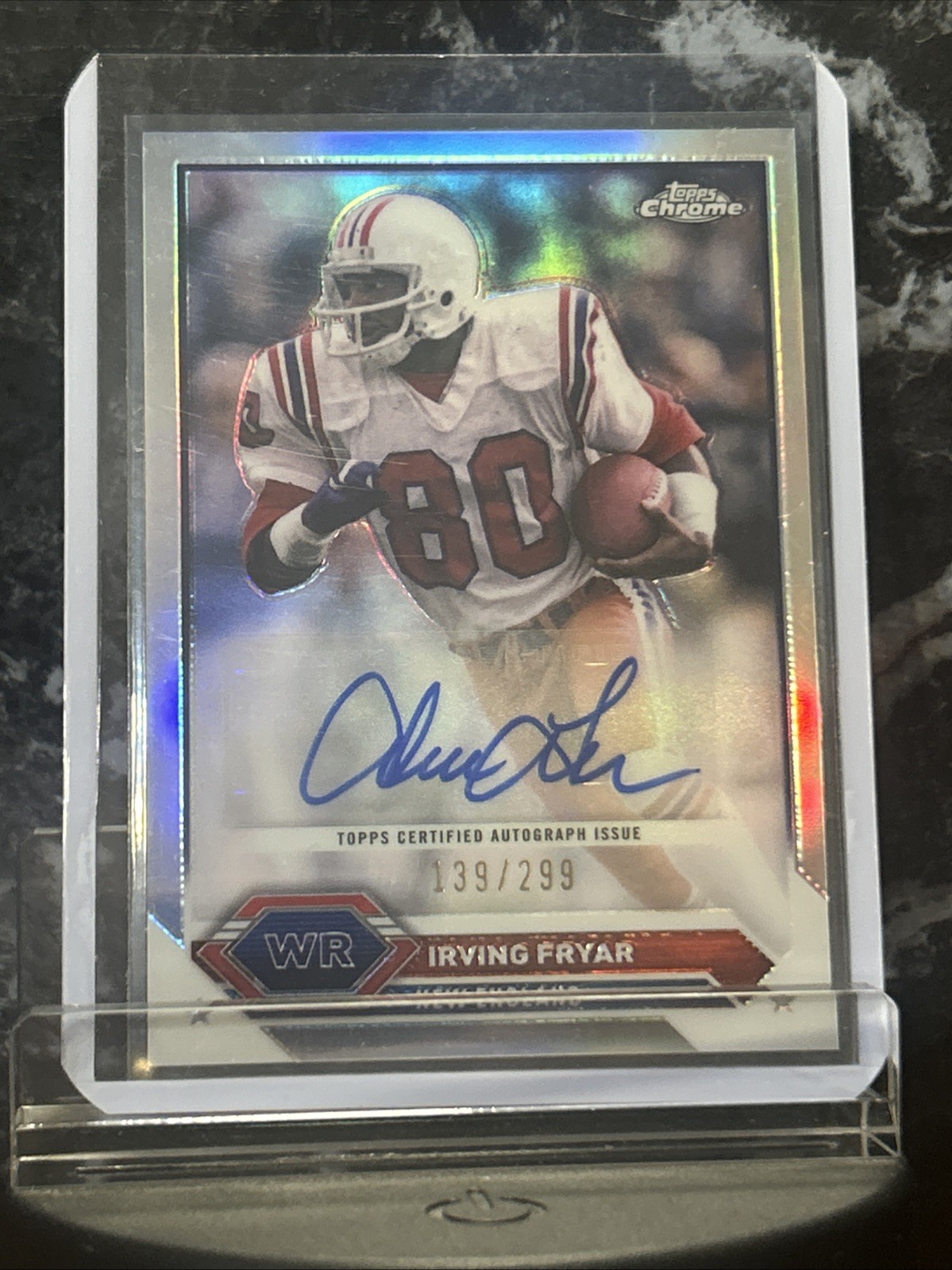 2023 Topps Chrome Composite Refractor Auto #TCA-IF Irving Fryar /299 Patriots