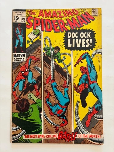 Amazing Spider-Man #89 (1970) Doctor Octopus App. | John Romita Cover | FN/FN+