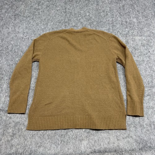 Jenni Kayne Cardigan Womens Small Brown Wool Cashmere Blend Front Pocket Career - Picture 12 of 19
