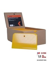 Body Filler Spreaders Pack of 100 - 6" Yellow Reusable Plastic 6inch