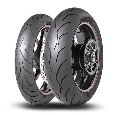 Pneu Avant Dunlop Sportsmart 120/70-17 Occasion - Usure Légère, Bon état Général