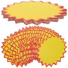 100 Sheets Retail Display Sales Tags Retail Store Signs Star Tags Retail Sign