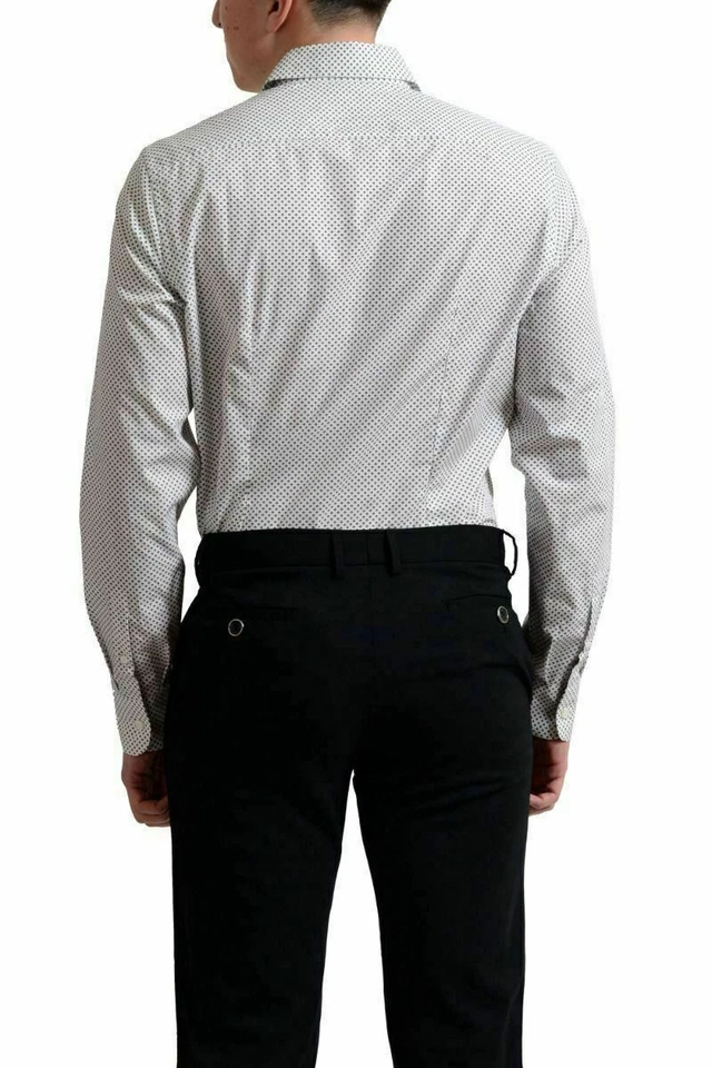 Camisa de vestir para hombre Prada con botones estampado geométrico multicolor EE. UU. 15,75 IT 40 Foto 2 de 4