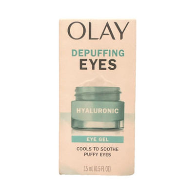 Olay Depuffing Eyes Hyaluronic Eye Gel Niacinamide Caffeine 0.5 fl oz
