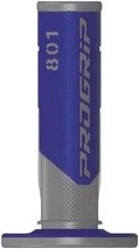 Pro Grip 801 Hybrid Duo-Density Cross Grips Gray/Blue