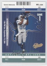 2004 Fleer Authentix General Admissions Green 16/100 Charles Rogers #71 3c7