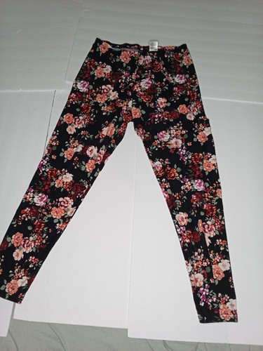 Joe Boxer Women's XL Leggings Floral 90% Polyester/ 10% Spandex - Picture 3 of 10