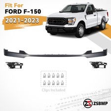 For 2021 2022 2023 Ford F-150 NEW Primed Front Upper Bumper Cover Trim Black