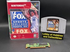 Fox Sports College Hoops '99 ( Nintendo 64 N64 ) VG Label - Authentic - Tested