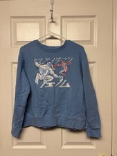 Marvel Spiderman Light Blue Crewneck Size: M