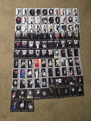 COMPLETE BASE SET Michael Jackson BAD World Tour Keepsake Cards  #1 - #103