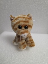 Ty Beanie Baby Cleo the Orange Tabby Cat 6" Plush
