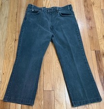 Vintage Levi s 517 Green - Orange Tab Straight Jeans Size 38x30 USA 1995 READ