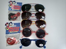 OCCHIALI DA SOLE PER BAMBINI nuovi,5pz vari modelli,lenti UV400,con 2 fasce