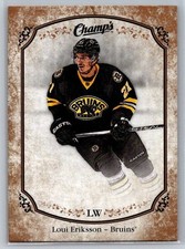 2015-16 Upper Deck Champ's Gold Front #125 Loui Eriksson Boston Bruins SP