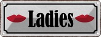 Blechschild 10X27 Cm Ladies Geschenk Familie Freunde Deko Geschenk Metall Schild