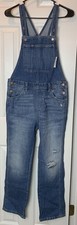Old Navy Unisex Blue Jean Denim Overalls New Youth XL 14-16 NWT