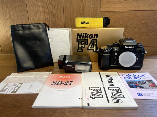 *Final Late 261xxxx : Mint in Box w/ SB-27* Nikon F4 Film Camera Body From Japan