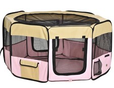 Portable Pet Playpen Foldable Exercise Play Pen Tent Kennel Crate For Puppy Dog