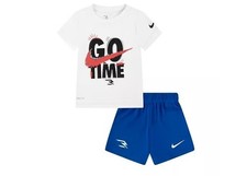 NEW Nike 3BRAND Toddler Boys 2-pc "ALL IN" Dri-Fit Shorts Tee Shirt Set 2T