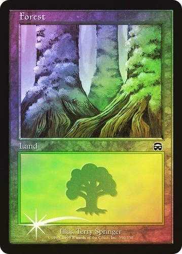 Mercadian Masques  MTG  FOIL  Forest (#350)  Magic