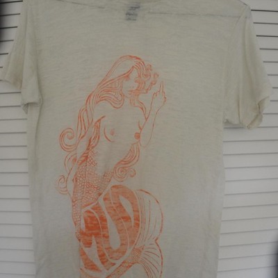 2008 Mud Coffee NYC Vintage Mermaid ''F*** Starbucks'' Shirt