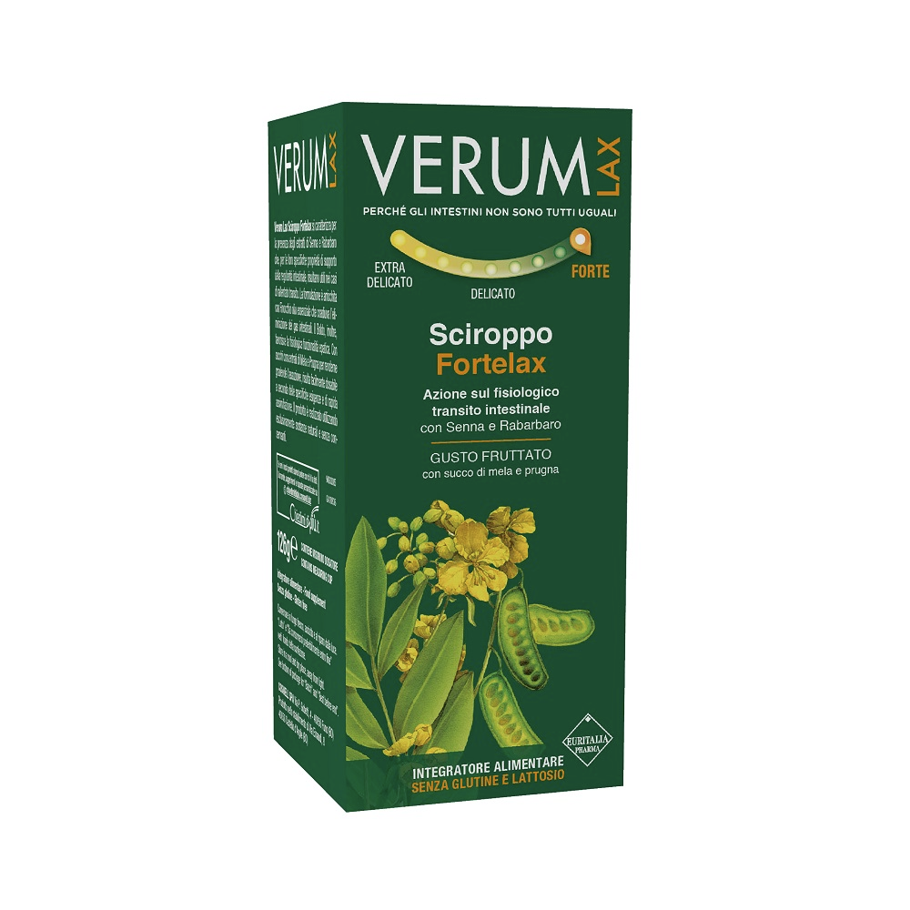 Verum Fortelax Sciroppo 126 gr - Integratore Per Il Transito Intestinale - Immagine 2